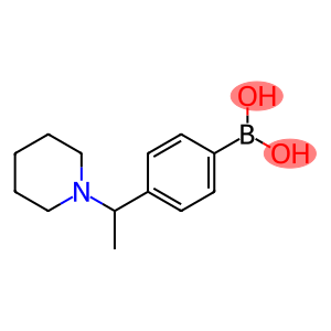 [4-(1-Piperidin-1-ylethyl)phenyl]boronic acid