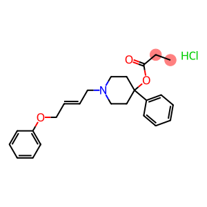 [1-[(E)-4-phenoxybut-2-enyl]-4-phenyl-4-piperidyl] propanoate hydrochl oride