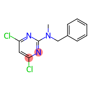 2-Pyrimidinamine, 4,6-dichloro-N-methyl-N-(phenylmethyl)-