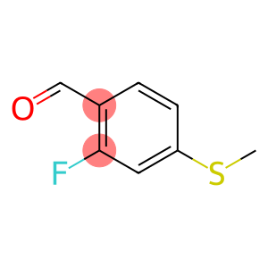 Benzaldehyde, 2-fluoro-4-(methylthio)-