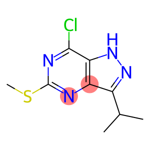 7-氯-3-异丙基-5-甲硫基吡唑[4,3-D]并嘧啶