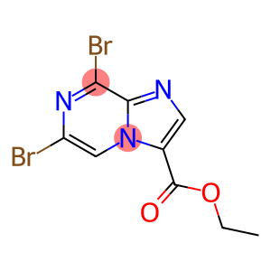 Imidazo[1,2-a]pyrazine-3-carboxylic acid, 6,8-dibromo-, ethyl ester