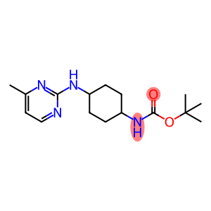 [4-(4-Methyl-pyrimidin-2-ylamino)-cyclohexyl]-carbamic acid tert-butyl ester