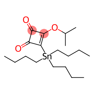 3-[(Prop-2-yl)oxy]-4-(tributylstannyl)cyclobut-3-ene-1,2-dione, (3,4-Dioxo-2-isopropoxycyclobut-1-en-1-yl)tributylstannane