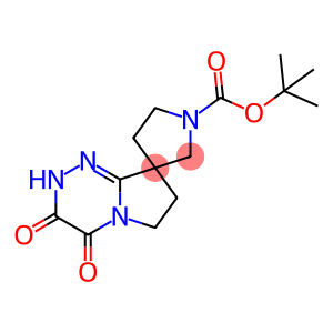 叔-丁基 3,4-二氧亚基-3,4,6,7-四氢-2H-螺[吡咯烷并-3,8-吡咯并[2,1-C][1,2,4]三嗪]-1-甲酸基酯