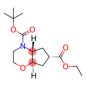 (4aS,6R,7aS)-4-tert-butyl 6-ethyl hexahydrocyclopenta[b][1,4]oxazine-4,6(4aH)-dicarboxylate