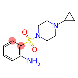 Benzenamine, 2-[(4-cyclopropyl-1-piperazinyl)sulfonyl]-