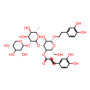 beta-D-Glucopyranoside, 2-(3,4-dihydroxyphenyl)ethyl O-beta-D-xylopyra nosyl-(1-2)-O-6-deoxy-alpha-L-mannopyranosyl-(1-3)-, 4-(3-(3,4-dihydro xyphenyl)-2-propenoate), (E)-