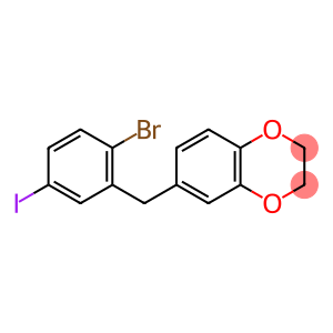 6-(2-Bromo-5-iodobenzyl)-2,3-dihydrobenzo[b][1,4]dioxine