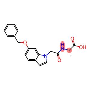 N-{[6-(benzyloxy)-1H-indol-1-yl]acetyl}-L-alanine