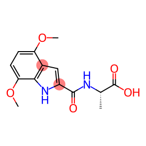 N-[(4,7-二甲氧基-1H-吲哚-2-基)羰基]-L-丙氨酸