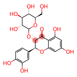 4H-1-Benzopyran-4-one, 2-(3,4-dihydroxyphenyl)-3-(β-D-glucopyranosyloxy)-2,3-dihydro-5,7-dihydroxy-, (2S,3S)-