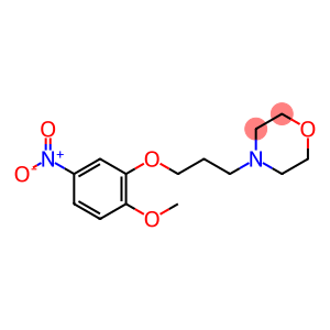 Morpholine, 4-[3-(2-methoxy-5-nitrophenoxy)propyl]-