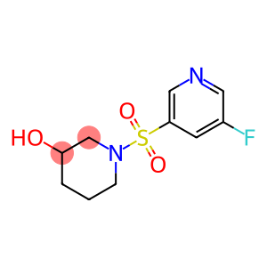 1-(5-fluoropyridin-3-ylsulfonyl)piperidin-3-ol