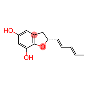 5,7-BENZOFURANDIOL, 2,3-DIHYDRO-2-(1,3-PENTADIENYL)-, (R-(E,E))-