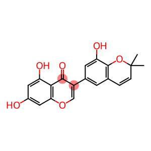 4H-1-Benzopyran-4-one, 5,7-dihydroxy-3-(8-hydroxy-2,2-dimethyl-2H-1-benzopyran-6-yl)-