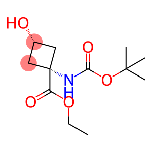 rel-(1r,3r)-Ethyl 1-((tert-butoxycarbonyl)amino)-3-hydroxycyclobutanecarboxylate