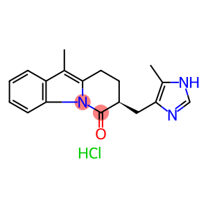 Pyrido[1,2-a]indol-6(7H)-one, 8,9-dihydro-10-methyl-7-[(5-methyl-1H-imidazol-4-yl)methyl]-, monohydrochloride, (S)-