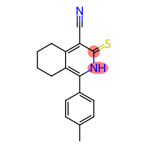 3-MERCAPTO-1-P-TOLYL-5,6,7,8-TETRAHYDRO-ISOQUINOLINE-4-CARBONITRILE