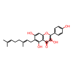 4H-1-Benzopyran-4-one, 6-[(2E)-3,7-dimethyl-2,6-octadien-1-yl]-3,5,7-trihydroxy-2-(4-hydroxyphenyl)-