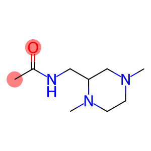 Acetamide, N-[(1,4-dimethyl-2-piperazinyl)methyl]- (9CI)