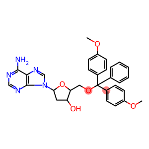 (2R,3R)-5-(6-amino-9H-purin-9-yl)-2-((bis(4-methoxyphenyl)(phenyl)methoxy)methyl)tetrahydrofuran-3-ol