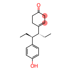 3-(cyclohex-3-en-1-on-4-yl)-4-(4-hydroxyphenyl)hexane