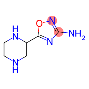 1,2,4-Oxadiazol-3-amine,5-(2-piperazinyl)-(9CI)