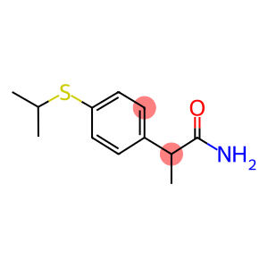 alpha-Methyl-4-((1-methylethyl)thio)benzeneacetamide