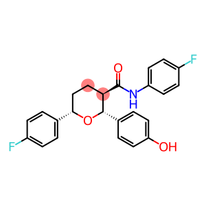 (2R,3R,6S)-N,6-二(4-氟苯基)-2-(4-羟基苯基)四氢-2H-吡喃-3-甲酰胺