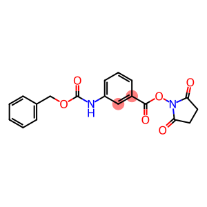 Benzoic acid, 3-[[(phenylmethoxy)carbonyl]amino]-, 2,5-dioxo-1-pyrrolidinyl ester