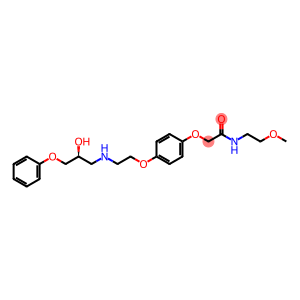 (S)-4-[2-HYDROXY-3-PHENOXYPROPYLAMINOETHOXY]-N-(2-METHOXYETHYL)PHENOXYACETAMIDE HYDROCHLORIDE