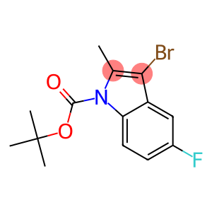 3-Bromo-5-fluoro-2-methyl-1H-indole-1-carboxylic acid 1,1-dimethylethyl ester