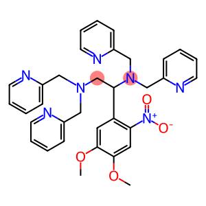1,2-Ethanediamine, 1-(4,5-dimethoxy-2-nitrophenyl)-N1,N1,N2,N2-tetrakis(2-pyridinylmethyl)-