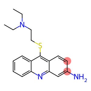 3-amino-9-(diethylaminoethylthio)acridine