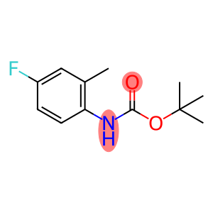 tert-butyl 4-fluoro-2-methylphenylcarbamate