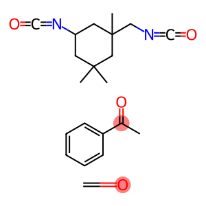 Formaldehyde, polymer with 1-phenylethanone, hydrogenated, polymers with 5-isocyanato-1-(isocyanatomethyl) -1,3,3-trimethylcyclohexane
