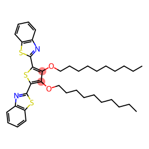 Benzothiazole, 2,2'-[3,4-bis(decyloxy)-2,5-thiophenediyl]bis- (9CI)