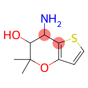 5H-Thieno[3,2-b]pyran-6-ol, 7-amino-6,7-dihydro-5,5-dimethyl-