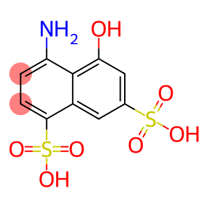 4-amino-5-hydroxynaphthalene-1,7-disulfonic acid