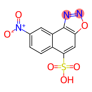 8-nitronaphth[1,2-d][1,2,3]oxadiazole-5-sulphonic acid