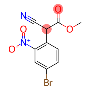 Benzeneacetic acid, 4-bromo-α-cyano-2-nitro-, methyl ester