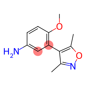 3-(3,5-dimethylisoxazol-4-yl)-4-methoxyaniline
