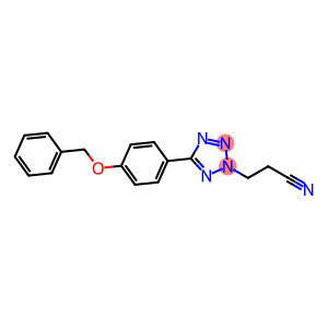 2H-Tetrazole-2-propanenitrile, 5-(4-(phenylmethoxy)phenyl)-