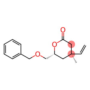 (4S,6R)-6-BENZYLOXYMETHYL-4-METHYL-4-VINYL-TETRAHYDRO-PYRAN-2-ONE