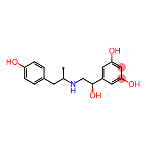 1,3-Benzenediol, 5-[1-hydroxy-2-[[2-(4-hydroxyphenyl)-1-methylethyl]amino]ethyl]-, (R*,R*)-(+-)-