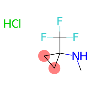 N-methyl-1-(trifluoromethyl)cyclopropan-1-amine:hydrochloride