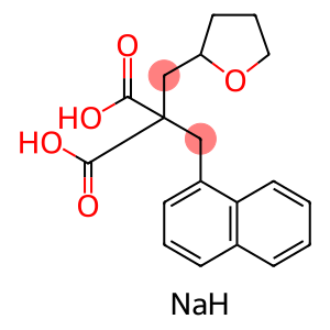 1-(1-Naphthalenyl)-3-(tetrahydro-2-furanyl)-propanoic acid, sodium salt (1:2)