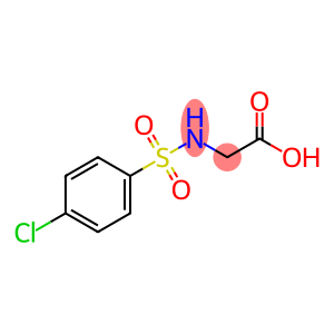 2-([(4-CHLOROPHENYL)SULFONYL]AMINO)ACETIC ACID