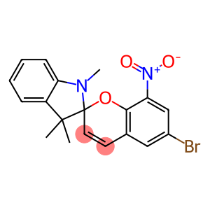 6-BROMO-1',3'-DIHYDRO-TRIMETHYL-8-NITRO- SPIRO(2H-1-BENZOPYRAN-2,2'-INDOL), 98